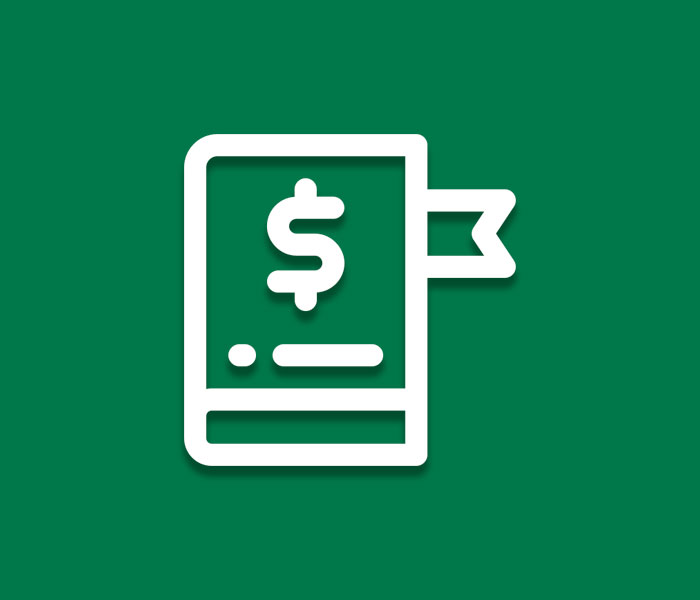 Financial support icon