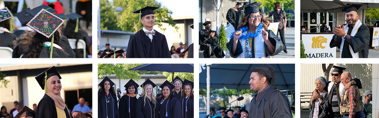 Students graduation picture collage 