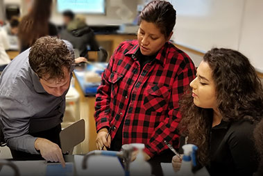 Students working in group